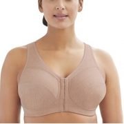 Front closure bra for small breasts